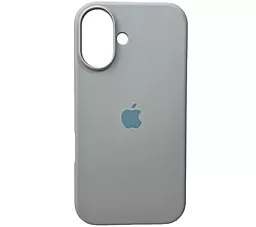 Чехол Silicone Case Full для Apple iPhone 16 Sierra Blue - фото Чехол Silicone Case Full для Apple iPhone 16 Sierra Blue