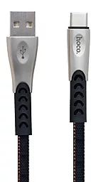 Кабель Hoco U48 Superior Speed USB-A - Type-C 12w 2.4a 1.2м cable Black - фото Кабель Hoco U48 Superior Speed USB-A - Type-C 12w 2.4a 1.2м cable Black