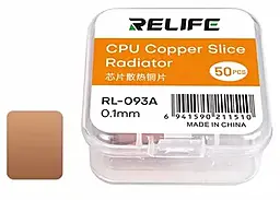 Термопрокладка Relife RL-093A 14х12,45х0,1mm 50 шт. - фото Термопрокладка Relife RL-093A 14х12,45х0,1mm 50 шт.
