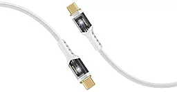Кабель Promate USB Type-C - Type-C 100w 5a 1.2м PD cable White (lucidline-cc120)