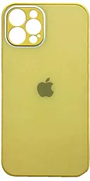 Чехол Glass Matte Designo для Apple iPhone 11 Pro Yellow - миниатюра 2