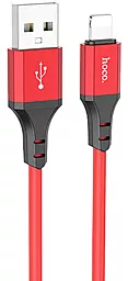 Кабель Hoco X86 Spear USB-A - Lightning 12w 2.4a 1м cable Red