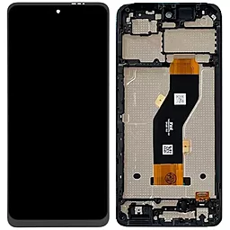 Дисплей Tecno Spark 20C BG7n с тачскрином и рамкой, Black - фото Дисплей Tecno Spark 20C BG7n с тачскрином и рамкой, Black