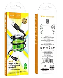 Кабель Hoco X83 Victory USB Type-C - Type-C 60w 3a 1м PD cable Black - миниатюра 5 Кабель Hoco X83 Victory USB Type-C - Type-C 60w 3a 1м PD cable Black - миниатюра 5