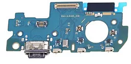 Нижняя плата Samsung Galaxy A34 5G A346 с разъемом зарядки, с микрофоном - фото Нижняя плата Samsung Galaxy A34 5G A346 с разъемом зарядки, с микрофоном