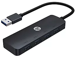 USB хаб HP 4-in-1 black (DHC-CT110) - фото USB хаб HP 4-in-1 black (DHC-CT110)