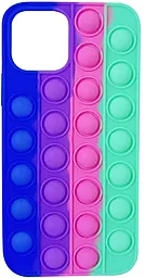 Чохол 1TOUCH 3D Silicone Pop it Blue для Apple iPhone 11 Pro Max Ultra Violet/Spearmint
