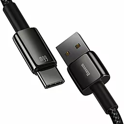 Кабель Baseus Tungsten Gold USB-A - Type-C 66w 6a 1м Huawei SCP cable Black (CATWJ-B01) - миниатюра 2 Кабель Baseus Tungsten Gold USB-A - Type-C 66w 6a 1м Huawei SCP cable Black (CATWJ-B01) - миниатюра 2