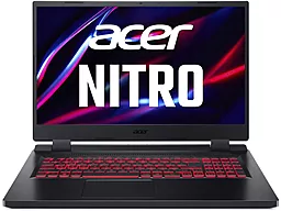 Ноутбук Acer Nitro 5 AN517-42 17,3" FHD IPS, AMD R5-6600H, 8GB, F512GB, NVD3050-4, Lin, чорний - фото Ноутбук Acer Nitro 5 AN517-42 17,3" FHD IPS, AMD R5-6600H, 8GB, F512GB, NVD3050-4, Lin, чорний