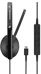 Навушники Sennheiser SC 160 USB-C Black - мініатюра 2