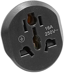 Мережевий перехідник ep0202 EU Plug Adapter Black EasyLife