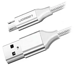 Кабель UGreen US290 Nickel Plating USB-A - micro USB 10w 1.5м cable White (60152) - мініатюра 3 Кабель UGreen US290 Nickel Plating USB-A - micro USB 10w 1.5м cable White (60152) - мініатюра 3