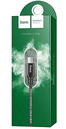 Кабель Hoco X14 Times Speed USB-A - micro USB 12w 2.4a 1м cable Black - мініатюра 6 Кабель Hoco X14 Times Speed USB-A - micro USB 12w 2.4a 1м cable Black - мініатюра 6