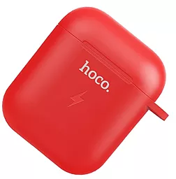 Силиконовый чехол для Apple AirPods HOCO CW22 Red - миниатюра 3