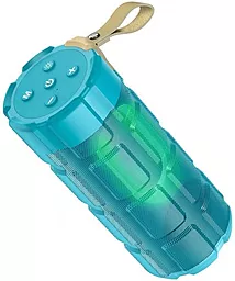 Колонки акустические Hoco HC7 Peakock Blue - фото Колонки акустические Hoco HC7 Peakock Blue