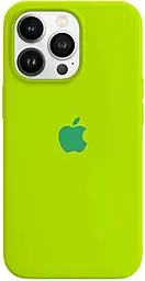 {"ru": "Чехол", "uk": "Чохол"} Silicone Case Full для Apple iPhone 13 Fluorescent green