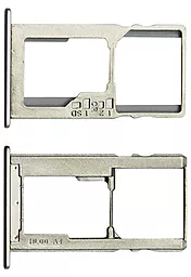 Слот (лоток) SIM-карти Asus ZenFone 3 Max 5.5 (ZC553KL) Silver