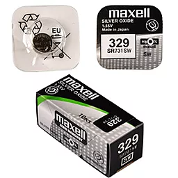 Батарейки Maxell SR731SW (329) 1шт 1.55 V