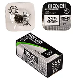 Батарейки Maxell SR731SW (329) 1шт - фото Батарейки Maxell SR731SW (329) 1шт