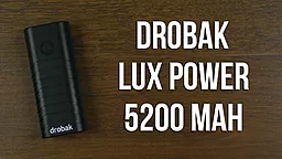 Повербанк Drobak Lux Power-5200 Black (606810) - мініатюра 4