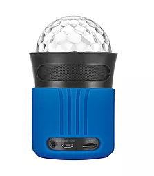 Колонки акустические Trust Dixxo Go Wireless Bluetooth Speaker with party lights Blue - миниатюра 2