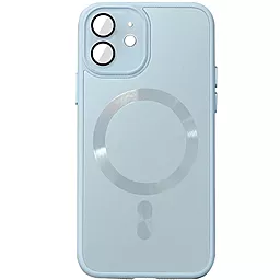 Чохол Epik TPU+Glass Sapphire Midnight with MagSafe для Apple iPhone 12 Blue