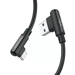 Кабель Borofone BX58 Lucky USB-A - Type-C 15w 3a 1м cable Black - миниатюра 2 Кабель Borofone BX58 Lucky USB-A - Type-C 15w 3a 1м cable Black - миниатюра 2