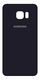 Задняя крышка корпуса Samsung Galaxy S6 EDGE Plus G928 Black Sapphire - фото Задняя крышка корпуса Samsung Galaxy S6 EDGE Plus G928 Black Sapphire