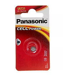 Батарейки Panasonic SR721SW (362) (361) 1шт 1.55 V - фото Батарейки Panasonic SR721SW (362) (361) 1шт 1.55 V