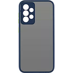 Чохол MAKE Frame (Matte PC+TPU) для Samsung Galaxy A73  Blue (MCMF-SA73BL)
