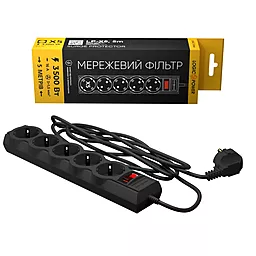 Сетевой фильтр (удлинитель) Logicpower LP-X5 5 розеток 5M чёрный (LP9585) - фото Сетевой фильтр (удлинитель) Logicpower LP-X5 5 розеток 5M чёрный (LP9585)