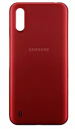 Задняя крышка корпуса Samsung Galaxy A01 A015 Original Red - фото Задняя крышка корпуса Samsung Galaxy A01 A015 Original Red