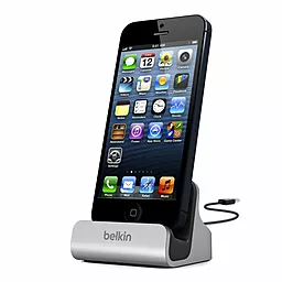 Док-станция зарядное устройство Belkin Charge+Sync MIXIT iPhone 5 Black (F8J045bt) - миниатюра 3