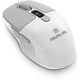 Компьютерная мышка REAL-EL RM-480 Wireless White (EL123200050) - фото Компьютерная мышка REAL-EL RM-480 Wireless White (EL123200050)