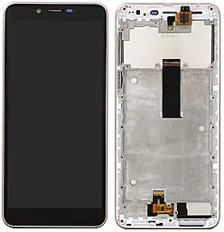 Дисплей DOOGEE X60L с тачскрином и рамкой, Gold - фото Дисплей DOOGEE X60L с тачскрином и рамкой, Gold