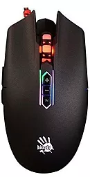 Компьютерная мышка A4Tech Bloody Q80 Neon XGlide USB Black