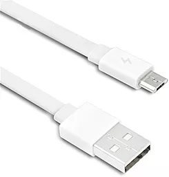 Кабель USB ZMI 0.3M micro USB Cable White (AL610)