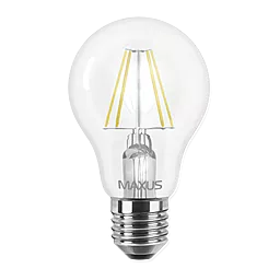 Светодиодная лампа MAXUS филаментная А60 8W 4100K 220V E27 (1-LED-566) - миниатюра 2