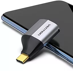 Видео переходник (адаптер) Vention USB Type-C - HDMI v2.0 4k 60hz gray (TCAH0) - миниатюра 3