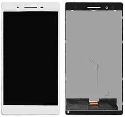 Дисплей для планшета Lenovo Tab 4 7 TB-7504F, TB-7504X LTE + Touchscreen (original) White