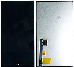 Дисплей HTC One Max (803n) з тачскріном, оригінал, Black