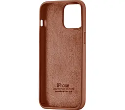 Чехол Silicone Case Full для Apple iPhone 12, iPhone 12 Pro Brown - миниатюра 3 Чехол Silicone Case Full для Apple iPhone 12, iPhone 12 Pro Brown - миниатюра 3