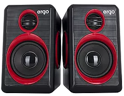 Колонки акустические Ergo S-165 Red/Black - фото Колонки акустические Ergo S-165 Red/Black