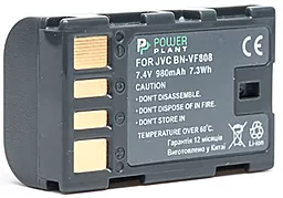 Акумулятор для відеокамери JVC BN-VF808 (980 mAh) DV00DV1196 PowerPlant