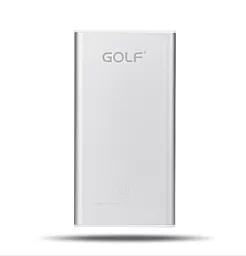 Повербанк GOLF Power Bank GF-112 10000mAh Silver - фото Повербанк GOLF Power Bank GF-112 10000mAh Silver