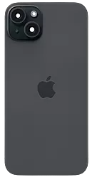 Задняя крышка корпуса Apple iPhone 15 Plus со стеклом камеры Original Black