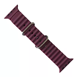 Сменный ремешок Ocean Band для Apple Watch 42/44/45/49 Wine red