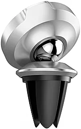 Автодержатель магнитный Baseus Small Ears Series Magnetic Car Air Vent Mount Silver (SUER-A0S) - миниатюра 4