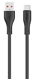 Кабель Walker C585 USB-A - Type-C 15w 3a 1м cable Black - фото Кабель Walker C585 USB-A - Type-C 15w 3a 1м cable Black