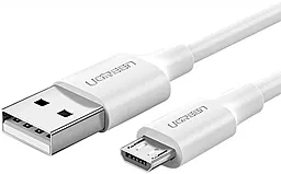 Кабель USB Ugreen US289 Nickel Plating 1.5M micro USB Cable White